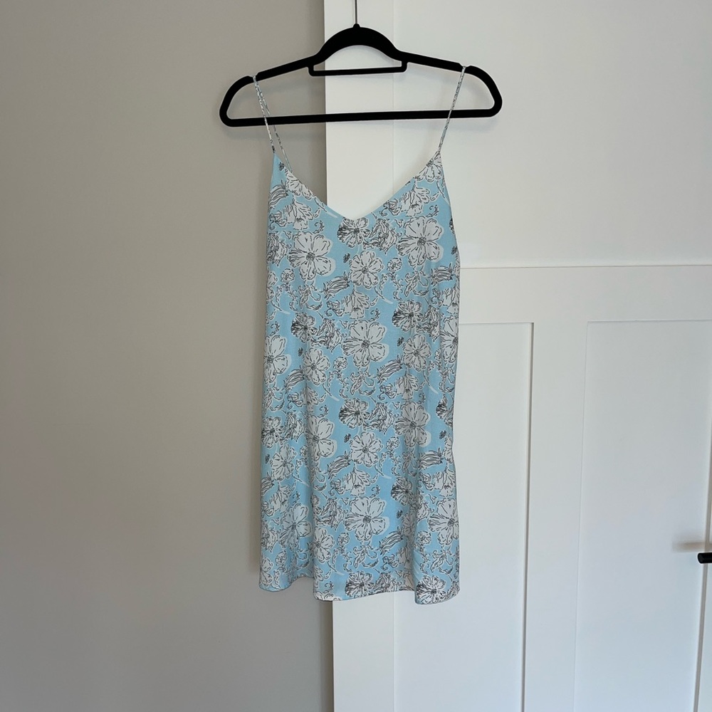 Design Lab Blue and White Floral Pattern Sundress - NWT - Size Small